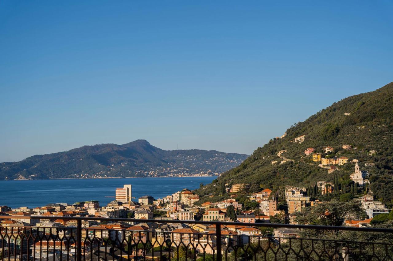 093 - Casa Panorama, Vista Mare E Vista Portofino, 500 Metri Centro Di Chiavari, Posto Auto Gratis Incluso Appartement Buitenkant foto
