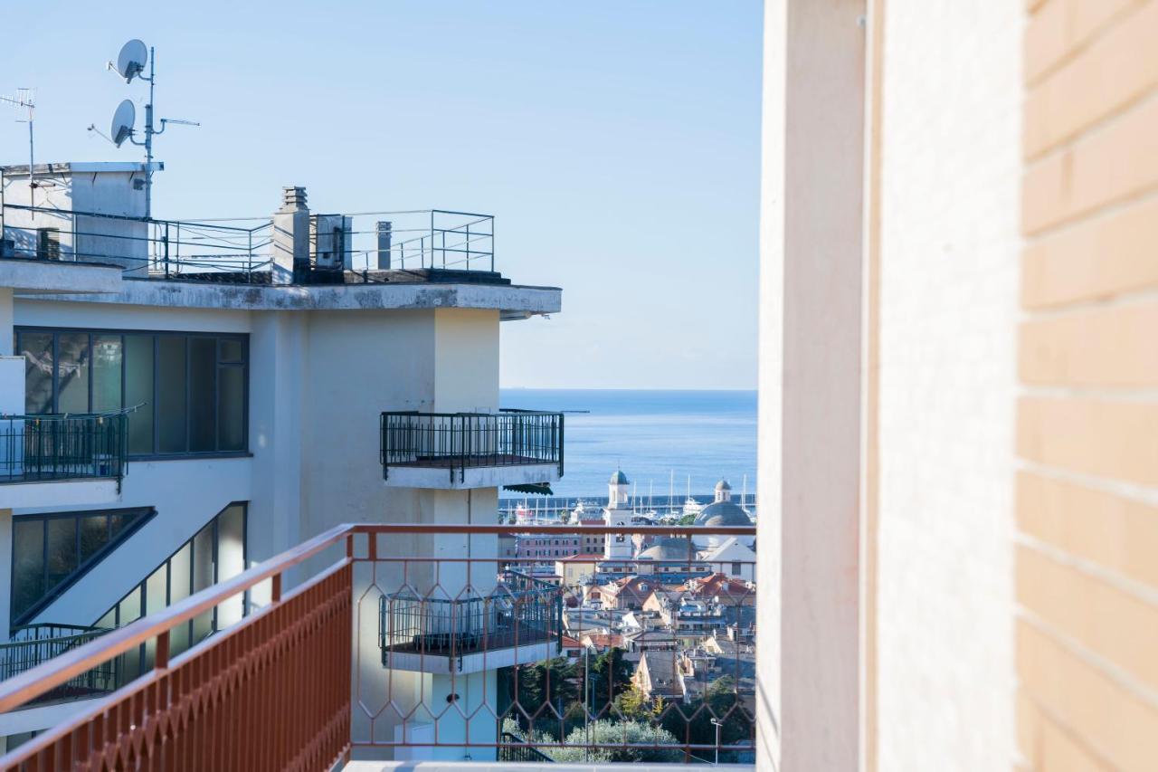 093 - Casa Panorama, Vista Mare E Vista Portofino, 500 Metri Centro Di Chiavari, Posto Auto Gratis Incluso Appartement Buitenkant foto